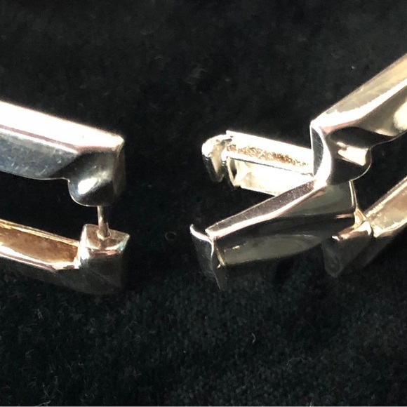 $98 Estate Bracelet Sterling Silver Marked 925 Italy 28.2 grams - Picture 6 of 7